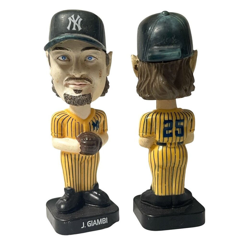 NY Yankees Former MLB Jason Giambi #25 Mini Bobblehead 2002 Promo Post Cereal